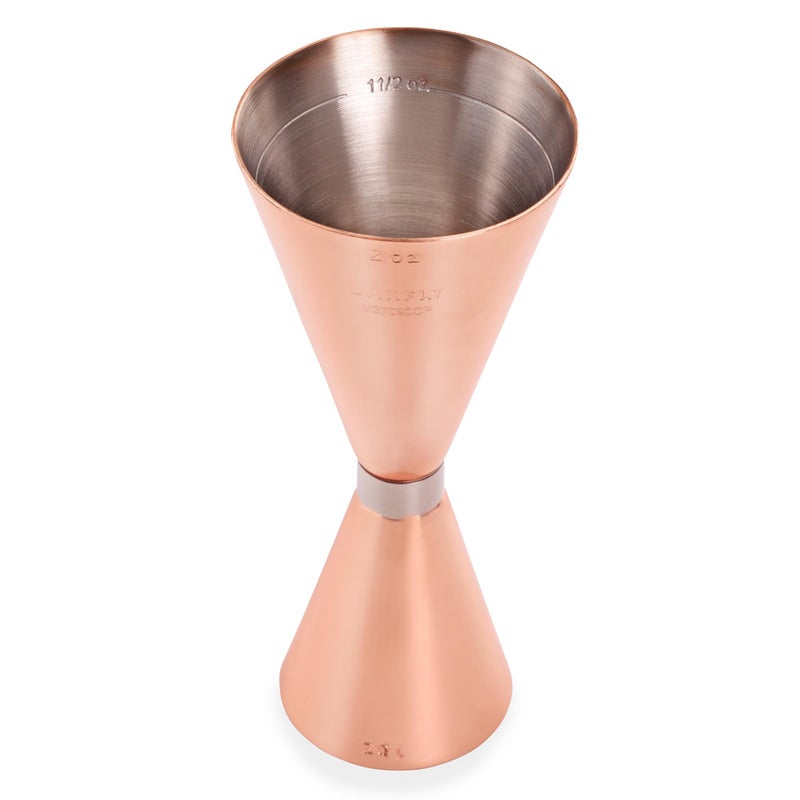 Barfly Drink Jigger, 1 oz x 2 oz Slim Style, Copper - Image 4